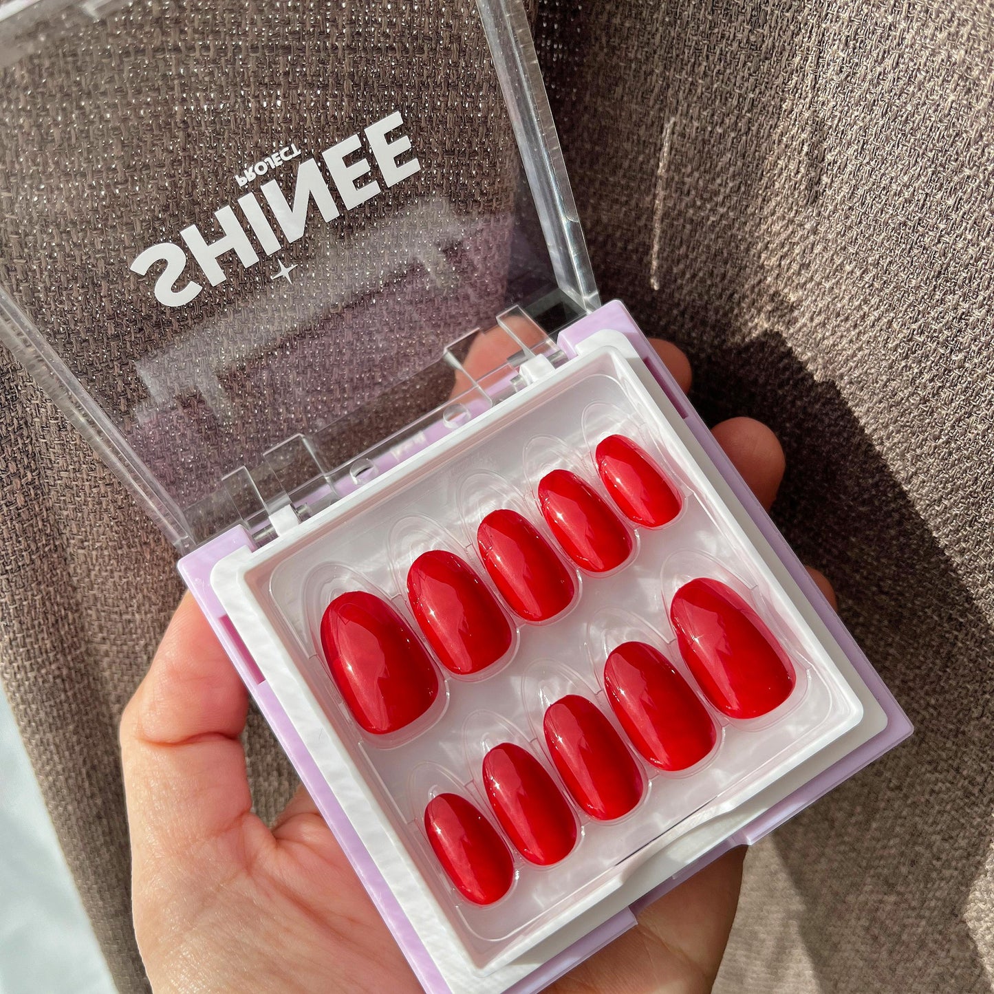 Your go to press on nails - best press on nails nz - Red colour and short square shape
