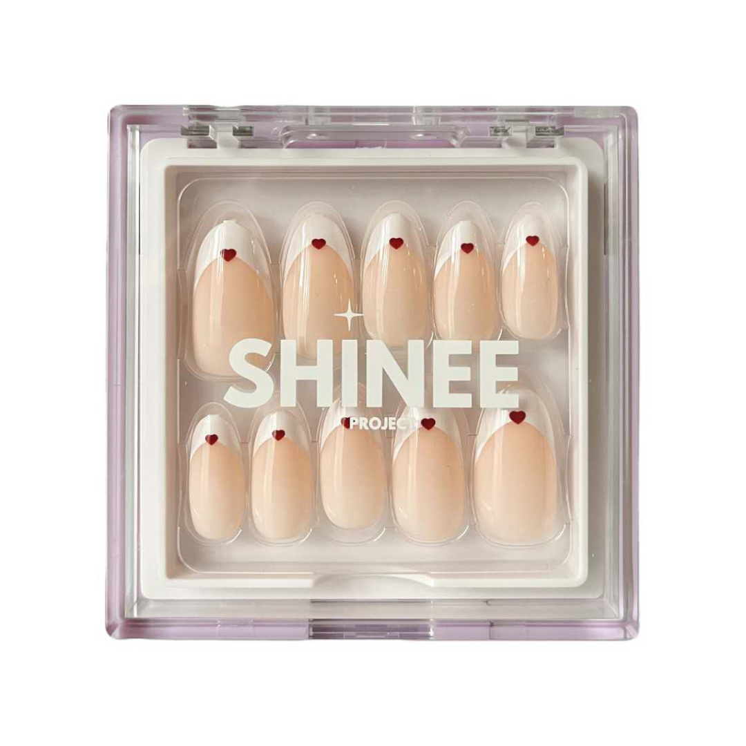 Your go to press on nails - best press on nails nz - almond shape nails -  French Tip