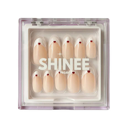 Your go to press on nails - best press on nails nz - almond shape nails -  French Tip