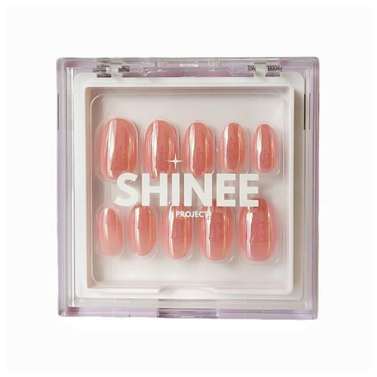 Peach Glazed Oval - Press on Nails NZ 